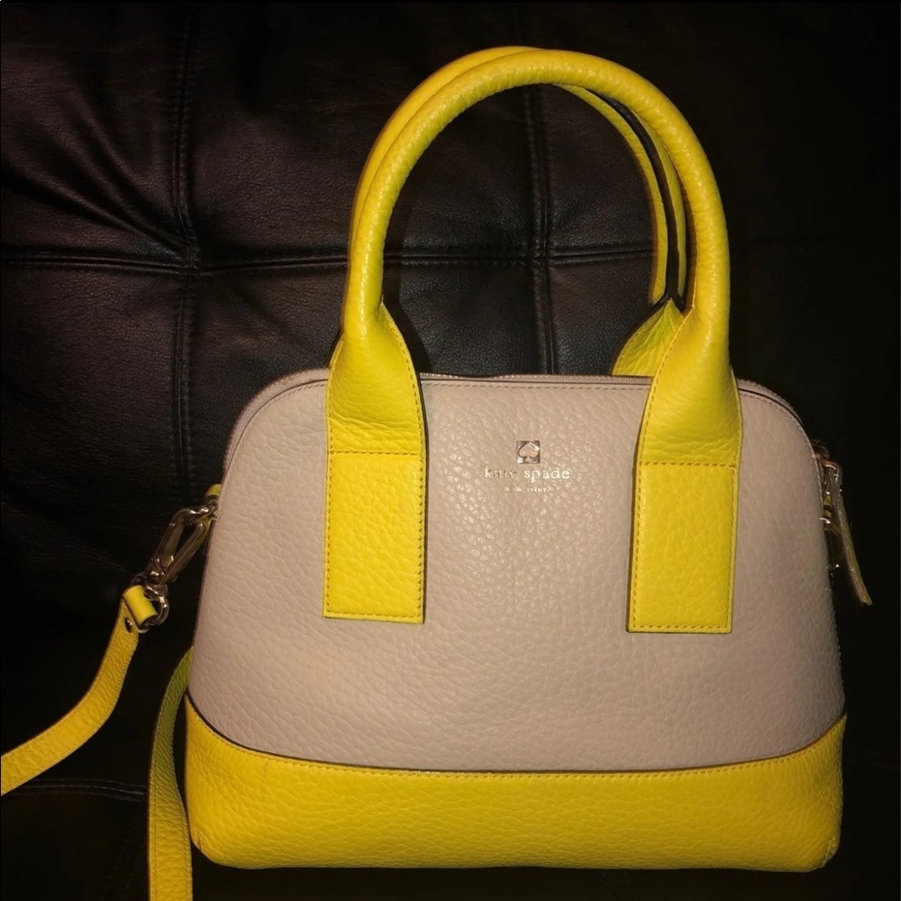 Kate Spade Two-Tone Leather Satchel/purse - Picture 8 of 9